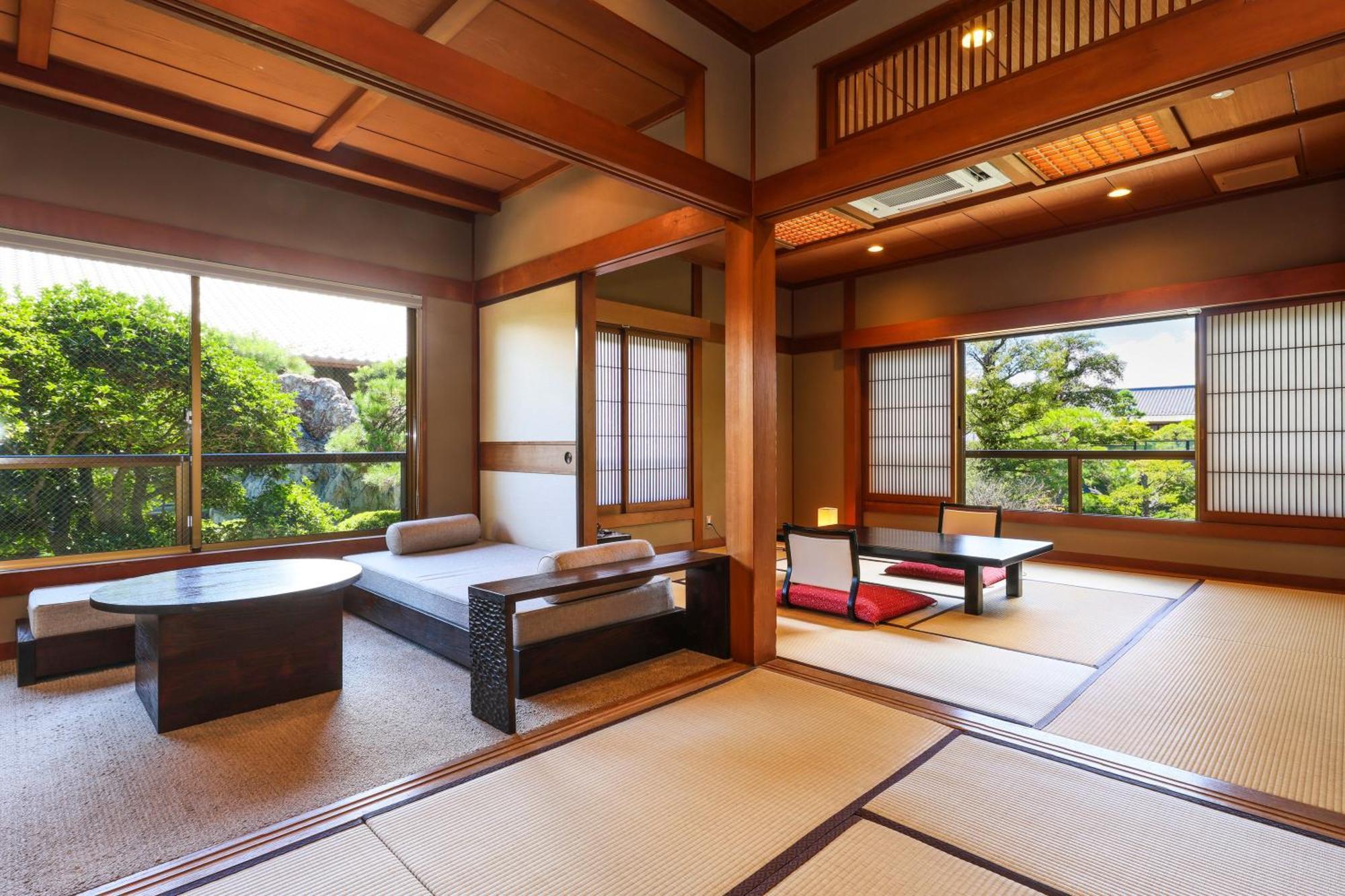 Beautiful Japanese Garden Kagetsu Hotel Fuefuki Buitenkant foto